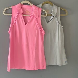 Lilly Pulitzer Luxletic Martina Polo Tops